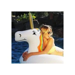 GoFloats Tubo de fiesta con flotador de unicornio para_3