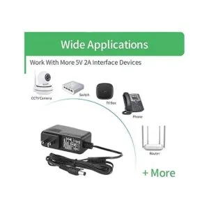 Paquete de 2 enchufes de barril de adaptador de fuente de_4