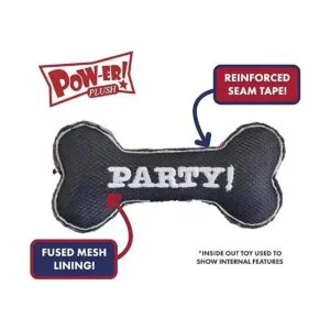 Lulubelles Power Plush Pizza Juguete para perros con_5