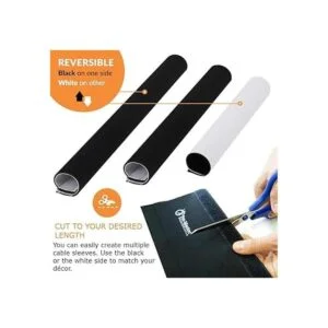 Funda organizadora de cables de 63 con abrazaderas_2