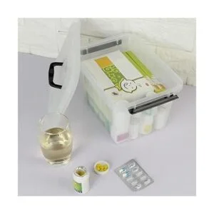 Ggbin caja de almacenamiento transparente con pestillo de_3