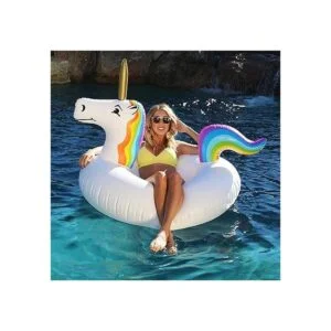 GoFloats Tubo de fiesta con flotador de unicornio para_2