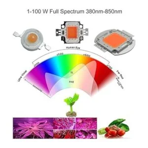 Chanzon Chip LED de alta potencia de 50 W de espectro