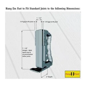 Hang Em Fast Easy Herramienta para colgar en vigas_3