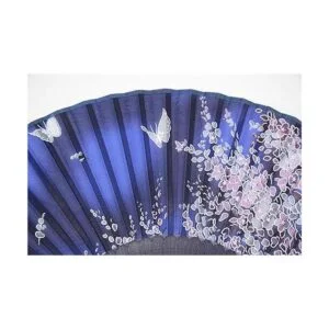 OMyTea abanico desplegable sakura con funda de tela