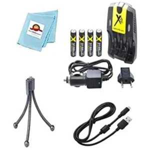 PhotoHighQuality Baterías cargador cable USB trípode_1