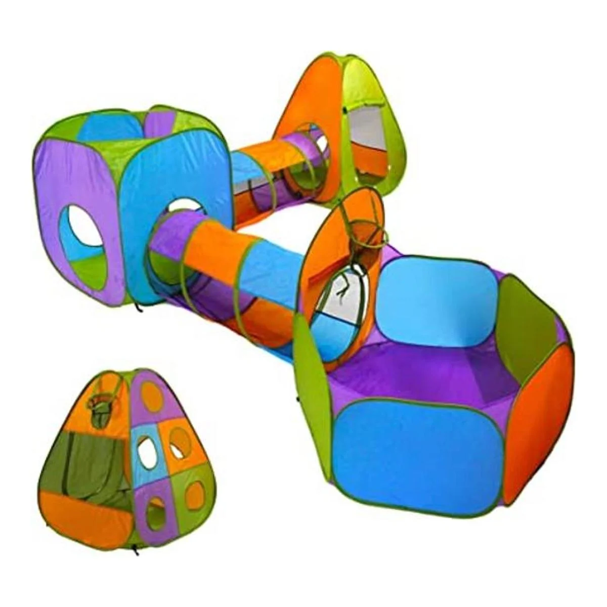 Playz Tienda de campaña desplegable de 5 piezas para_1