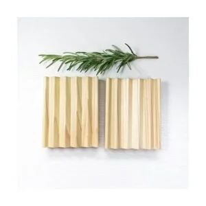 Paquete de 2 jaboneras plato de drenaje para nuestras