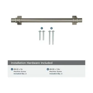 Amerock Tirador de gabinete Gunmetal 6516 pulgadas_5