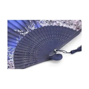 OMyTea abanico desplegable sakura con funda de tela