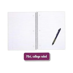 Mead 07152 Cuaderno espiral 1 sujeto papel con reglas_3