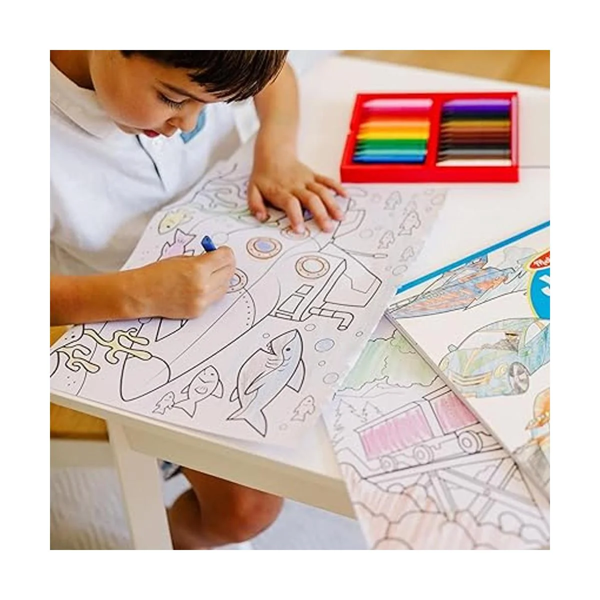 Melissa Doug Jumbo Coloring Pad animales_2