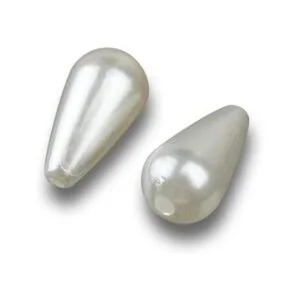 Linsoir Beads Perlas de imitación de plástico blanco con_1