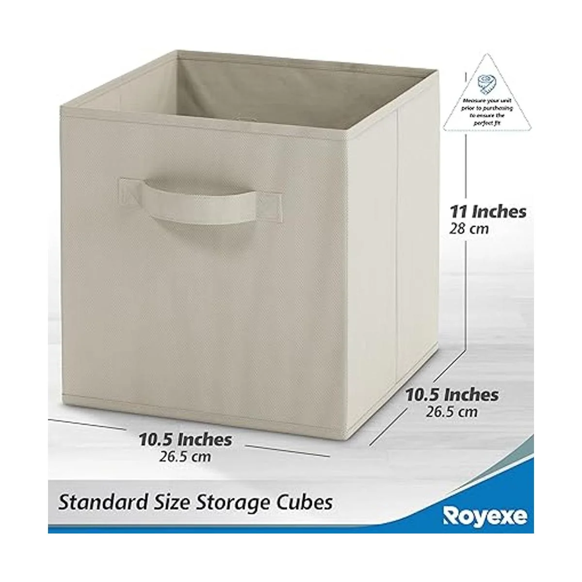 Royexe Juego de 8 cubos de almacenamiento cestas_2