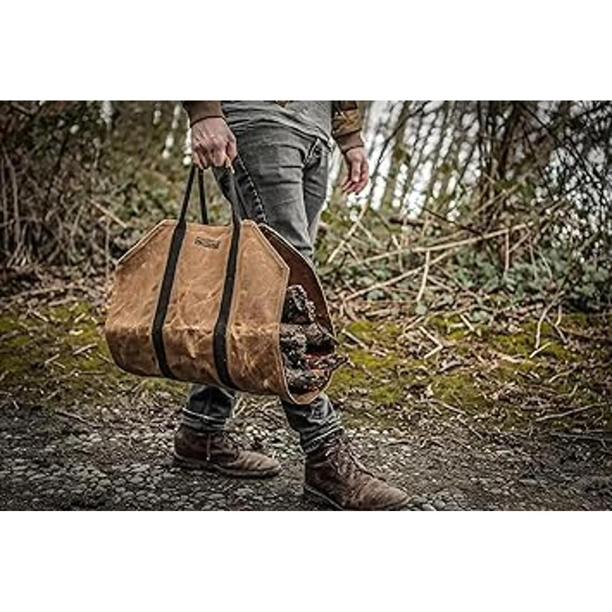 Readywares bolsa de lona para leña_2