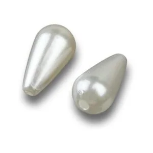 Linsoir Beads Perlas de imitación de plástico blanco con_5