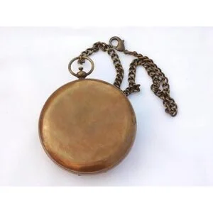 NEOVIVID Brújula de latón con esfera solar con caja de_3