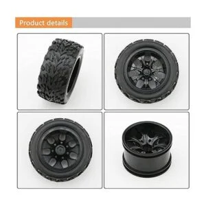 Rowiz 4 neumáticos tipo rueda de coche Monster Truck RC_3