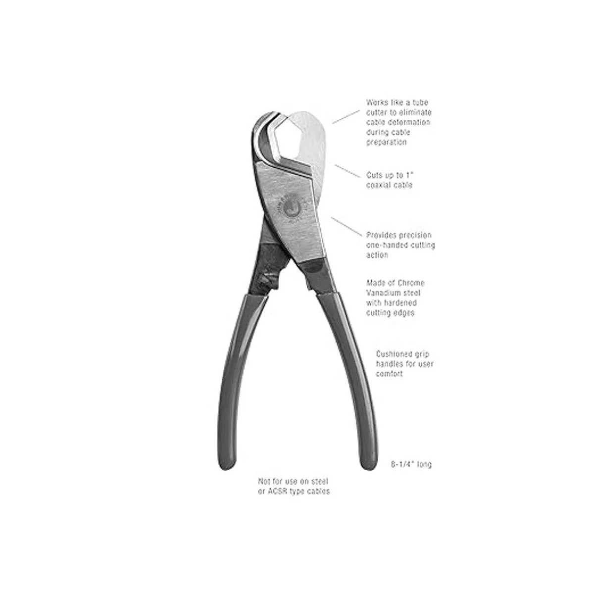 Jonard Tools JIC755 Cortador de cable de fibra y COAX_3