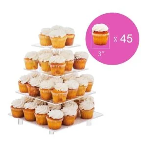 Jusalpha soporte de acrílico para pastel cuadrado y