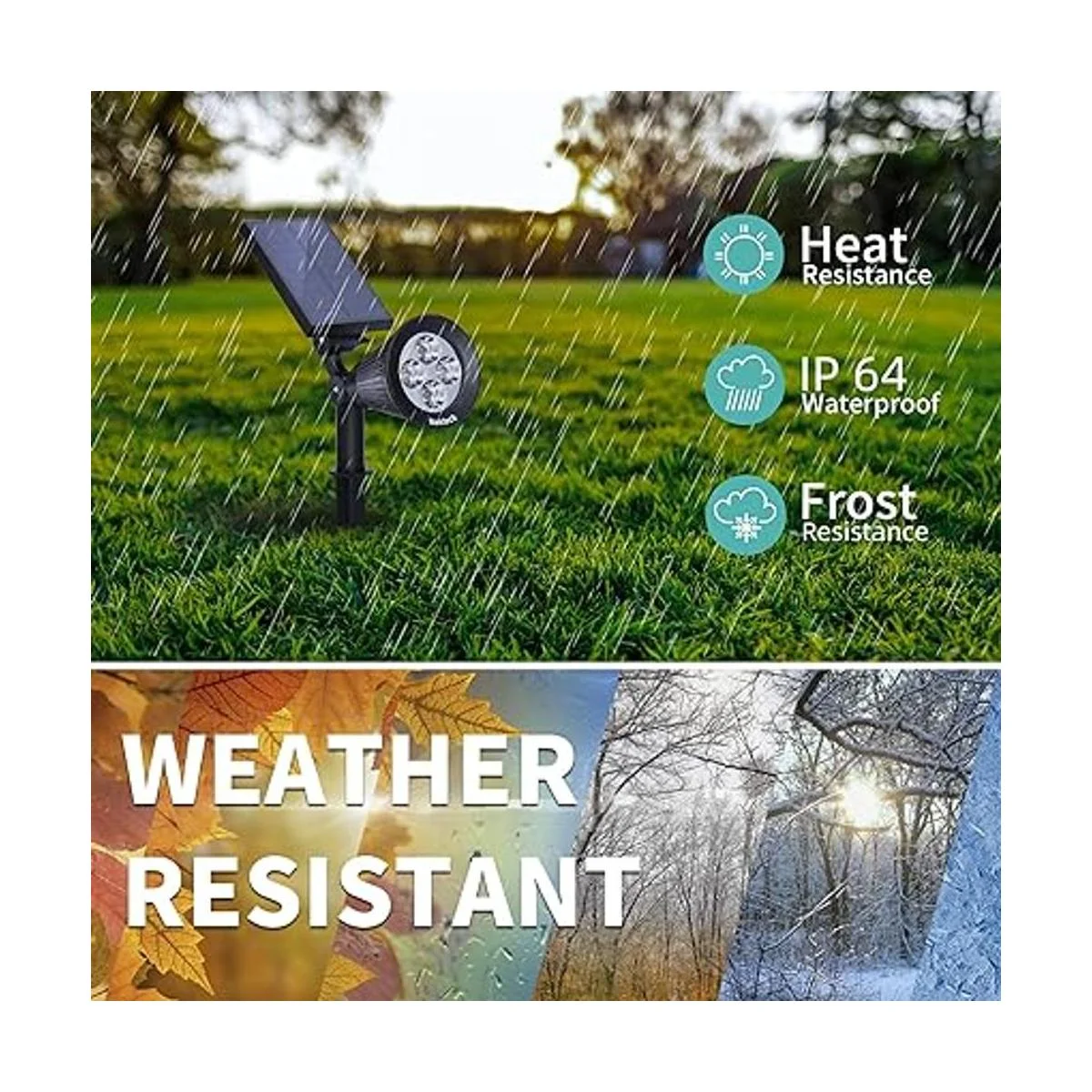 Luces solares Nekteck luces solares 2 en 1 para