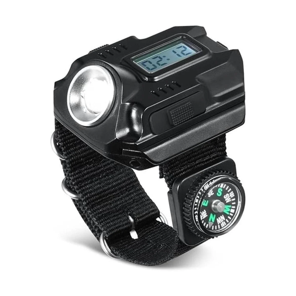 SUNDERPOWER Luz de muñeca recargable portátil Linterna_1