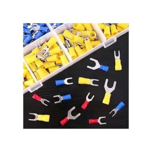 Glarks Juego de 240 conectores de horquilla de calibre_3