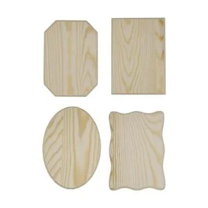 Creative Hobbies Placas de madera sin terminar 6.5 x 4.5_1