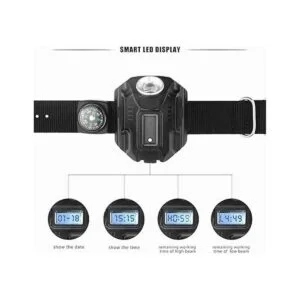 SUNDERPOWER Luz de muñeca recargable portátil Linterna_4