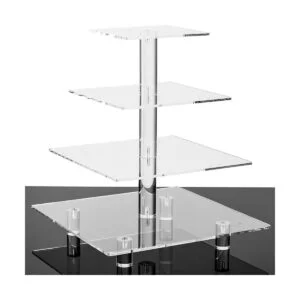 Jusalpha soporte de acrílico para pastel cuadrado y