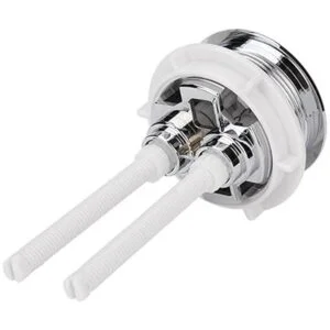 Hilo 48 mm baño doble cabeza redonda de pulsador botón_2