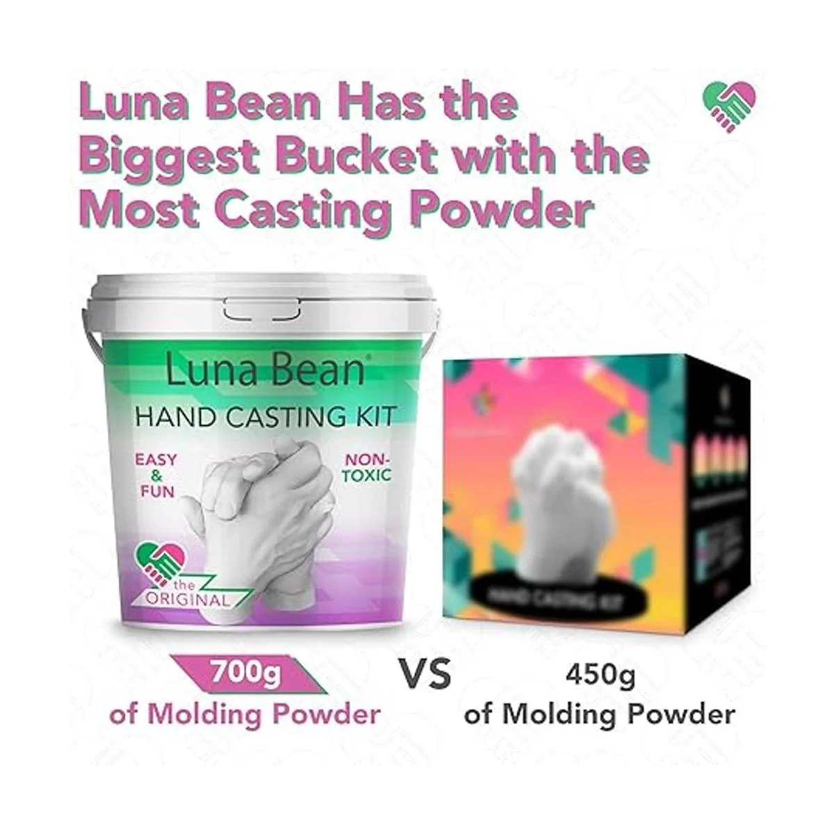 Juego de moldes de manos Keepsake como se muestra Estándar_3