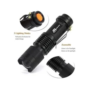 AR happy online paquete de 3 mini linternas led tácticas