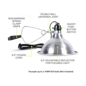 Simple Deluxe HIWKLTCLAMPLIGHTM Lámpara de abrazadera con_3