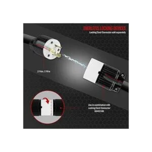 ENERLITES NEMA L620P Conector de enchufe de bloqueo para_3
