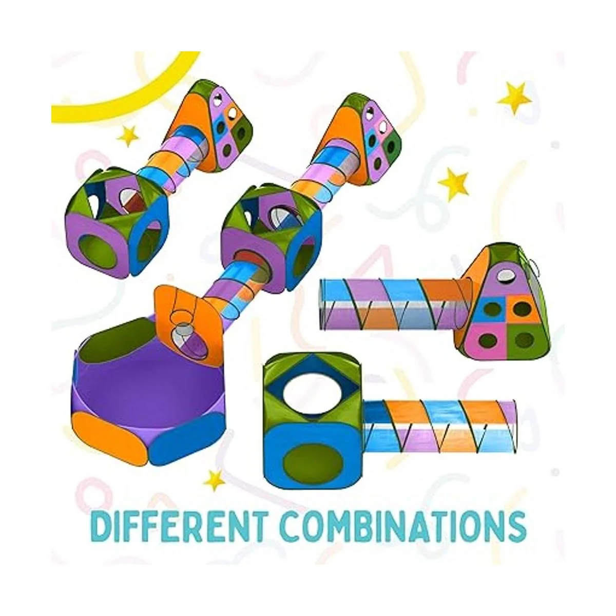 Playz Tienda de campaña desplegable de 5 piezas para_5