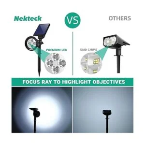 Luces solares Nekteck luces solares 2 en 1 para