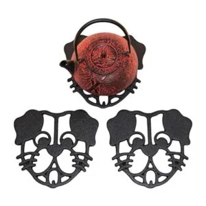 Salvamanteles de hierro fundido para perros para ollas_4