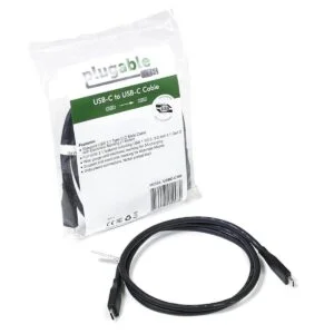 Cable USB C enchufable de 10 Gbps a USB C 3.3 pies 3.3