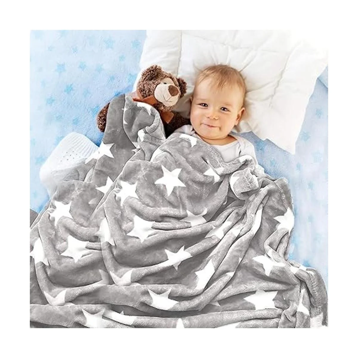 HYSEAS cobija terciopelo sólidos Micro felpa cobija 50