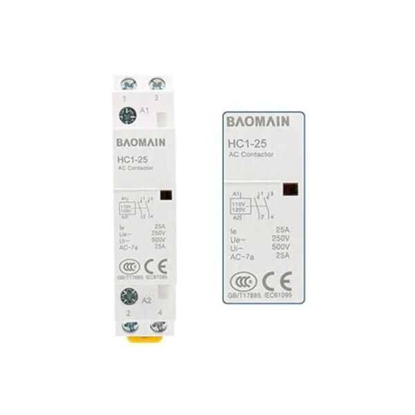 Baomain HC1 25 110 V Voltaje de la bobina 25 A 2 Polo_2
