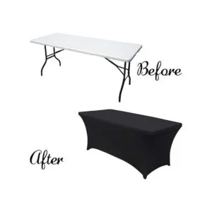 Abccanopy Mantel de licra de 1.83 m para mesa Mantel de_4