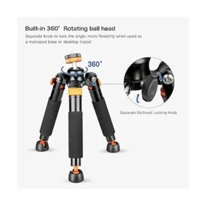 Koolehaoda A3 Mini trípode de mesa con 14 y 38 tornillo_3