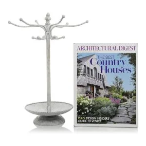 Estilo vintage organizador de joyas de 12 ganchos de_5