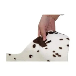 MustMat Alfombra de piel sintética de vaca diseño de_6