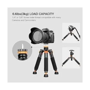 Koolehaoda A3 Mini trípode de mesa con 14 y 38 tornillo_5