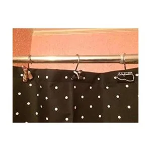 Doupoo Juego de 12 ganchos para cortina de ducha_6