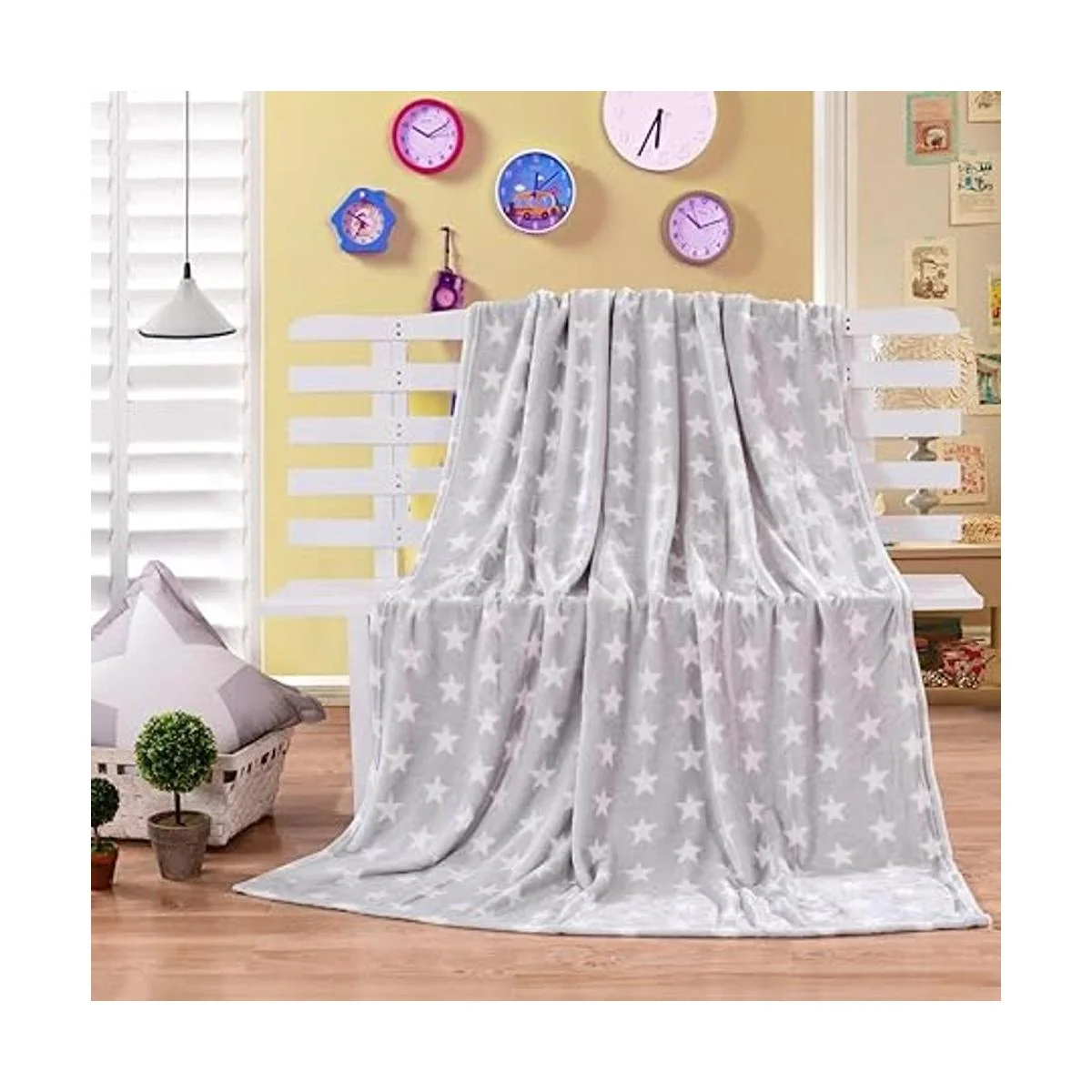 HYSEAS cobija terciopelo sólidos Micro felpa cobija 50