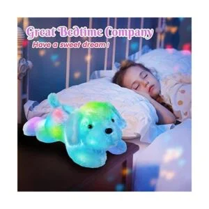 Perrito de peluche con luz LED para ver por la noche 20_5