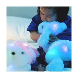 Perrito de peluche con luz LED para ver por la noche 20_3